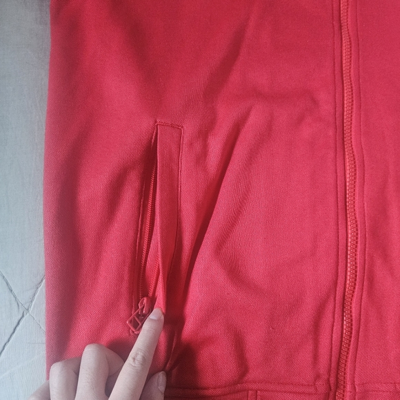 OLD - OVO Track Jacket Red Black White Athleisure Cotton Blend Large - Picture 6 of 8